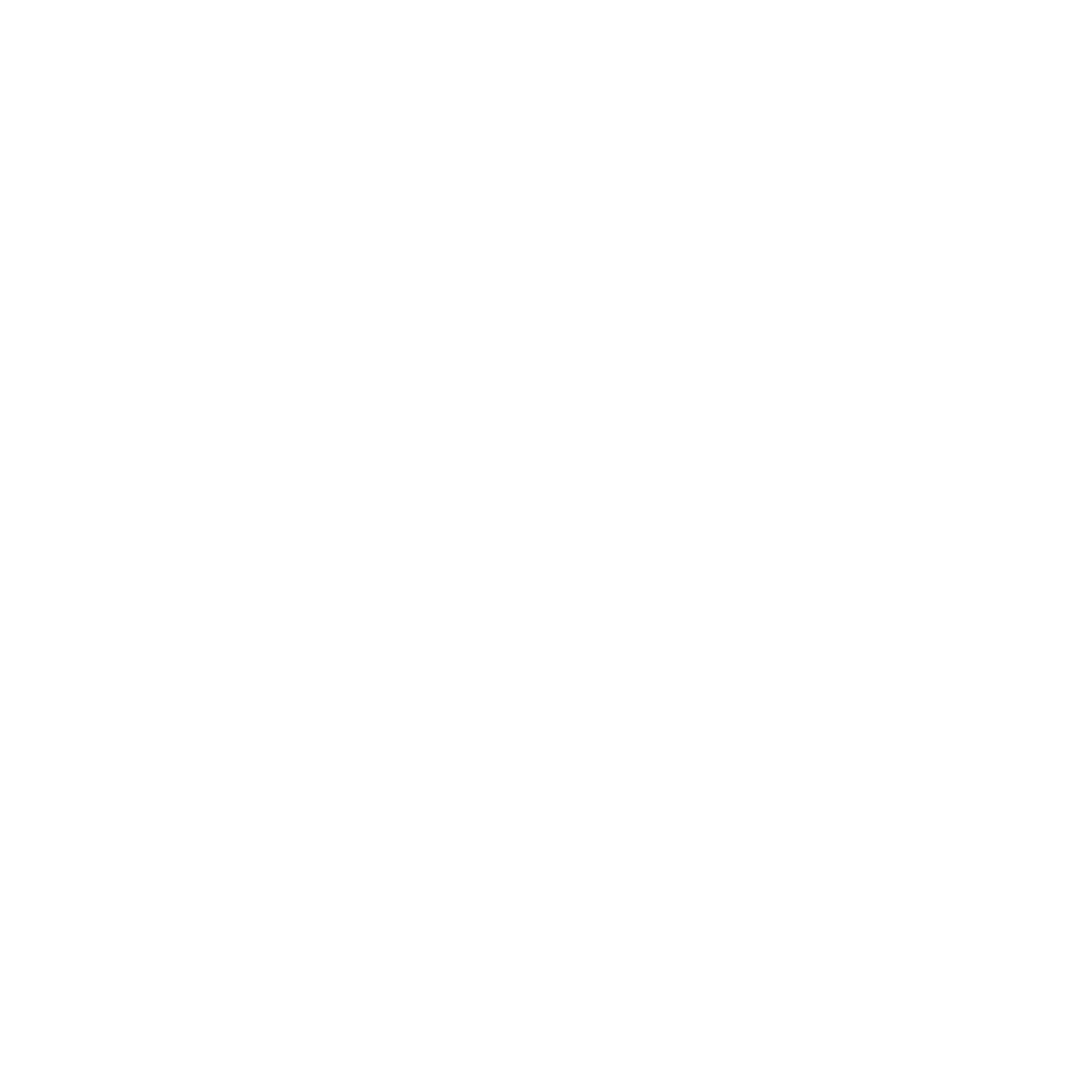 white molecule icon